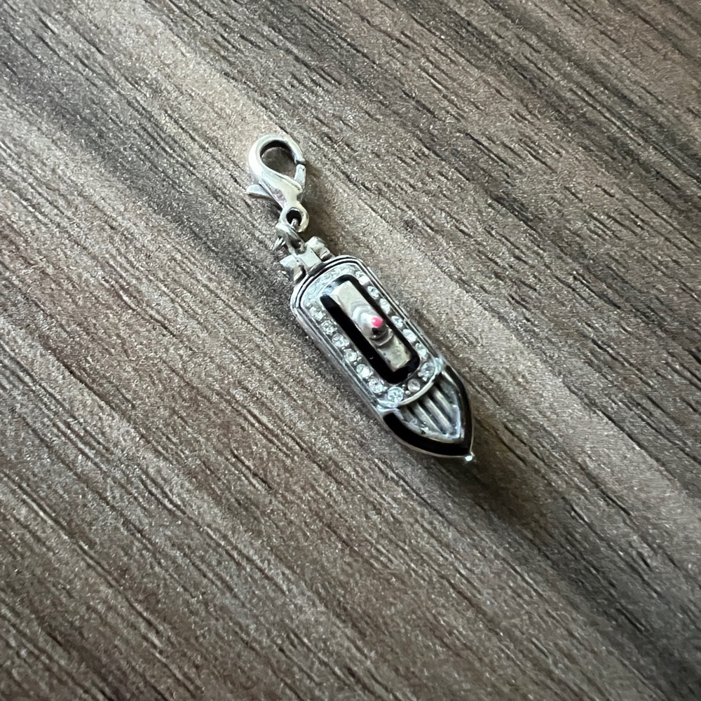 Brighton Silver Tone “Take Me Away” Cruise Liner Ship Charm